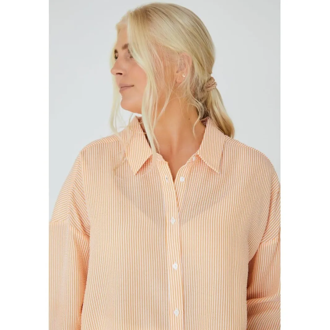 A-View Sonja Shirt 867 Orange/White