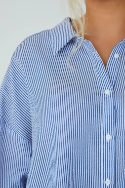 Discount A-View Sonja Shirt 687 Navy/White