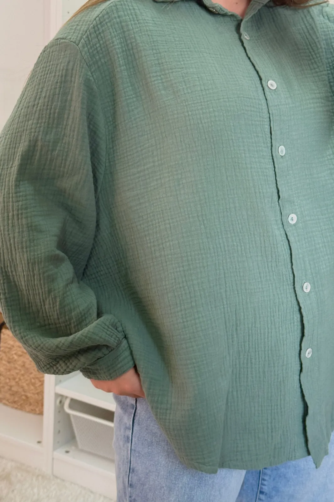 Outlet A-bee Sonja Shirt Khaki