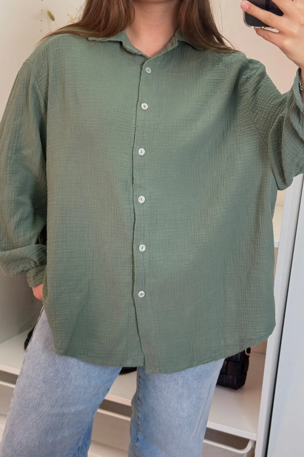 Outlet A-bee Sonja Shirt Khaki