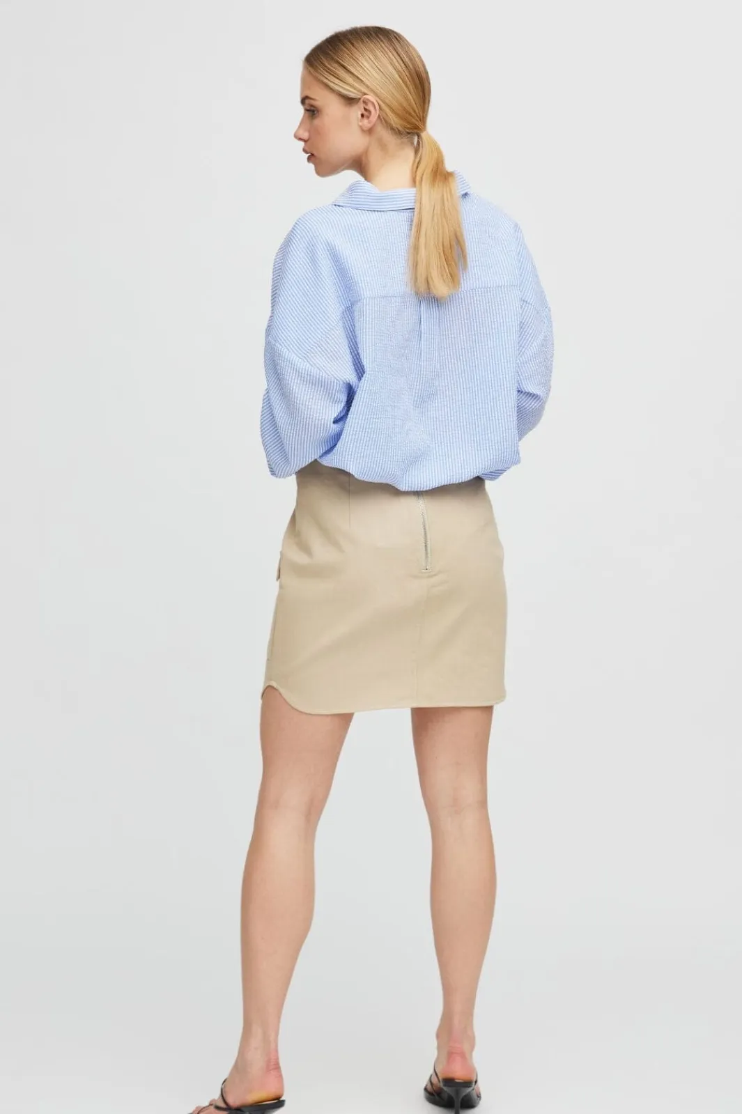 Discount A-View Sonja Shirt 112 Blue/White Stribe