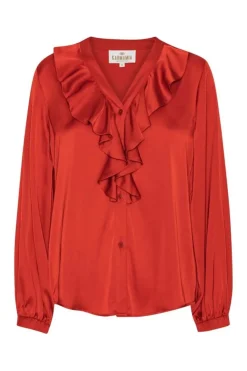 Discount Karmamia Sophia Blouse 2213 Chili