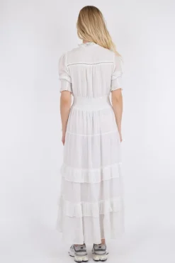 New Neo Noir Sophie S Voile Dress White