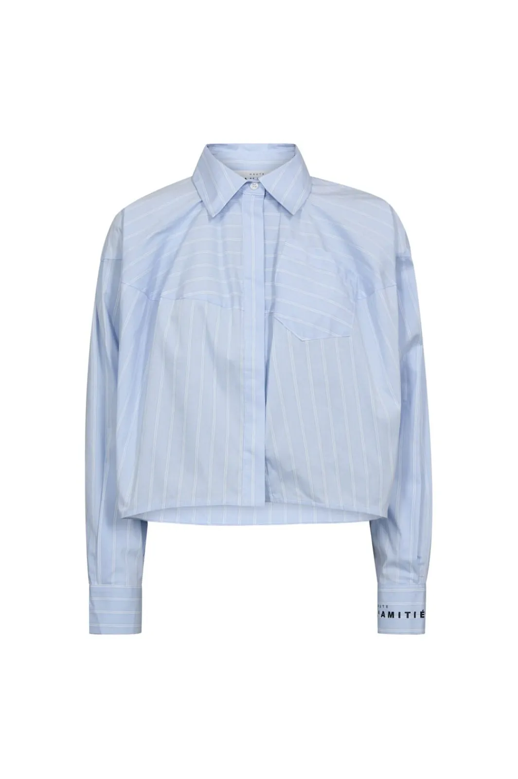 Clearance Haute L'Amitié Sophie Stripe Shirt HL10456 Pale Blue