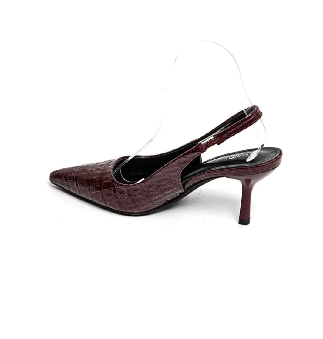 Hot Bloom Sorrel Stiletto Burgundy