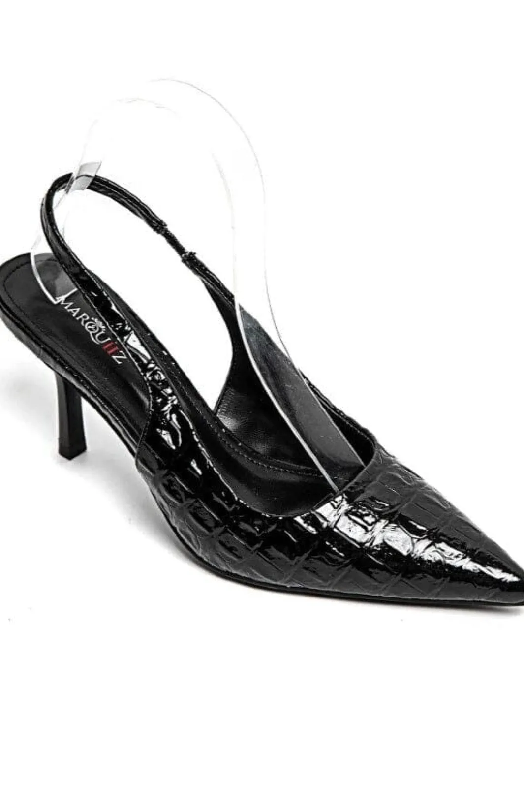 Hot Bloom Sorrel Stiletto Black