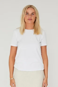 Online A-View Stabil Top S/S 000 White