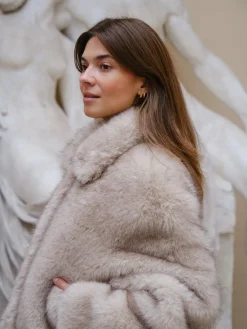 New Neo Noir Steff Faux Fur Jacket 165376 123