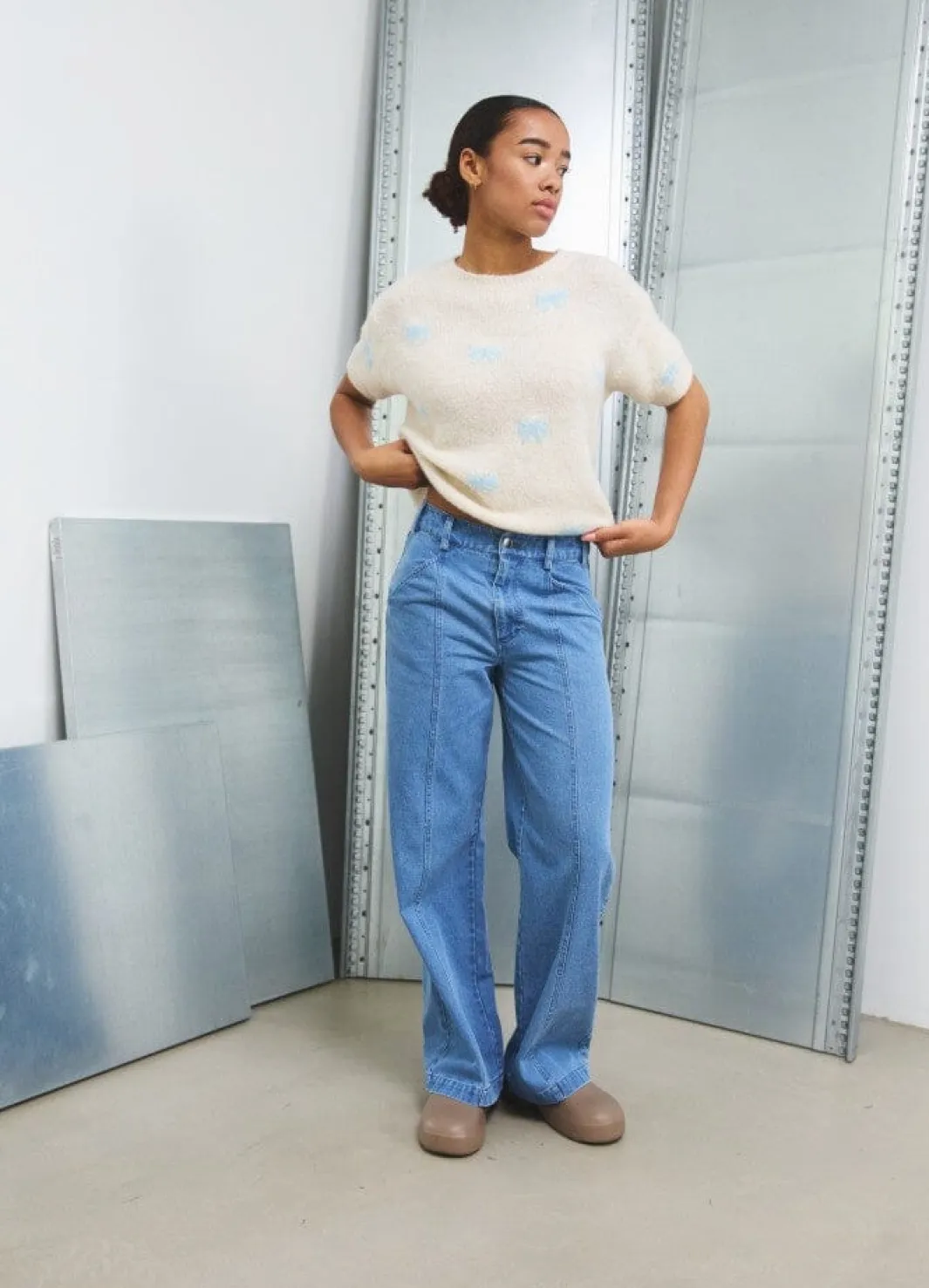 Hot Noella Stormy Jeans 1235 Light Blue Wash