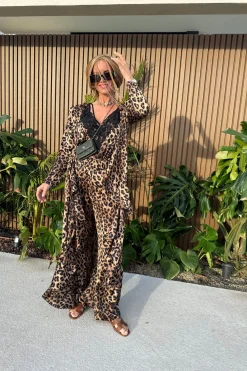 Clearance Valentin Studio String Top Leopard