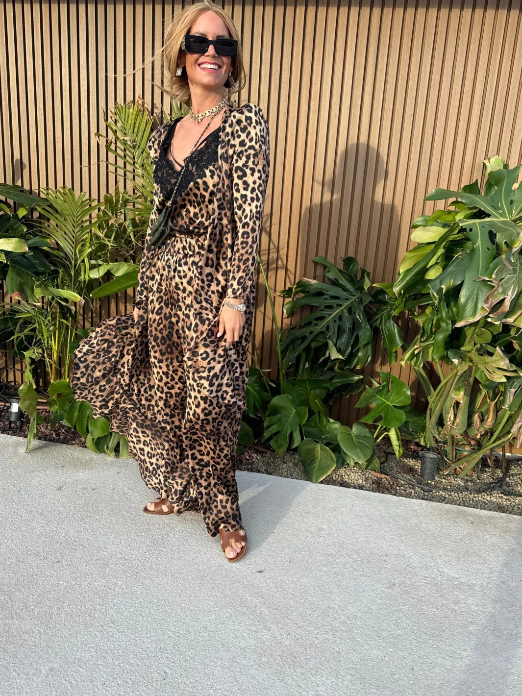 Clearance Valentin Studio String Top Leopard
