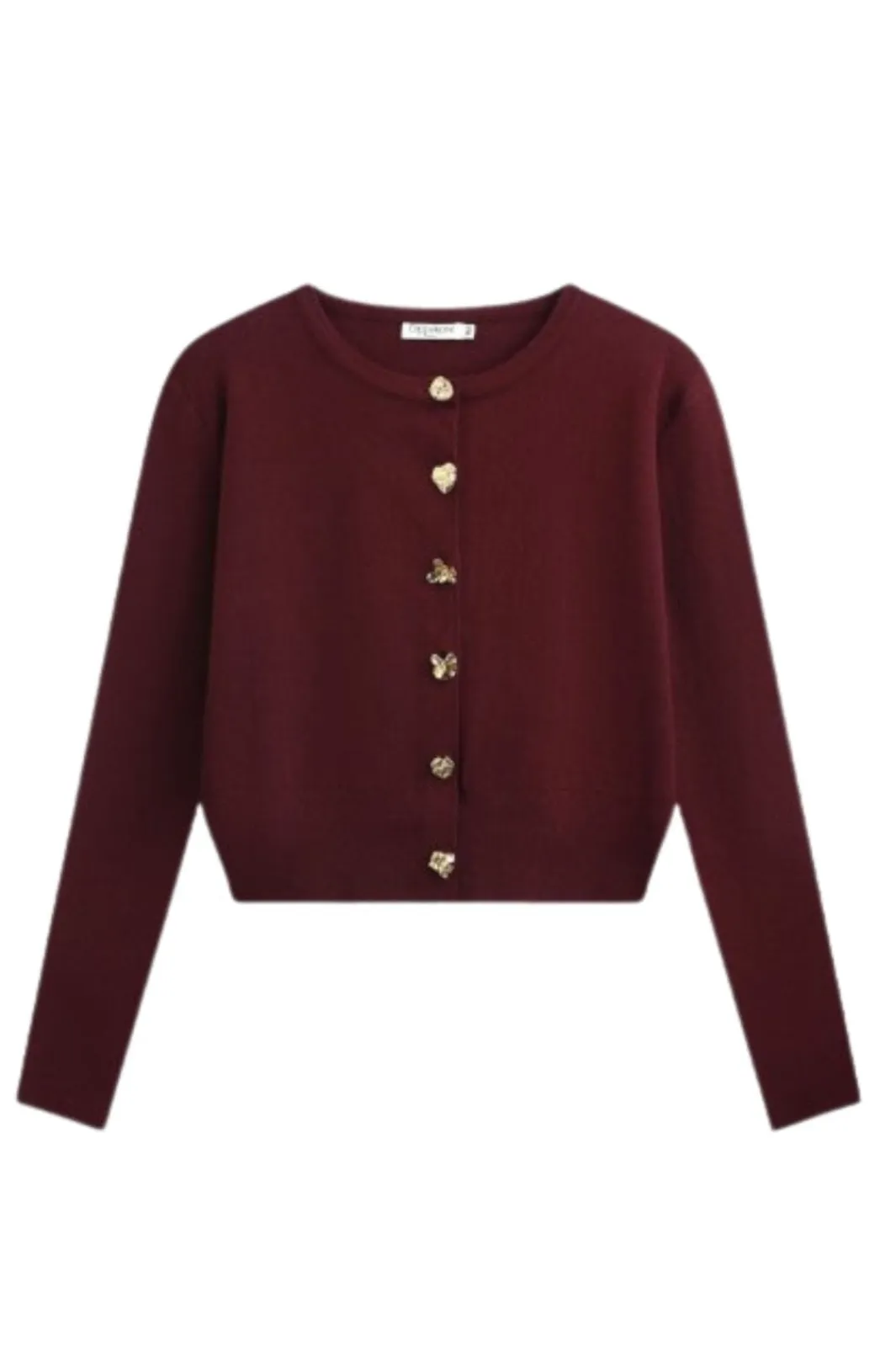 New A-bee Summer Cardigan Burgundy