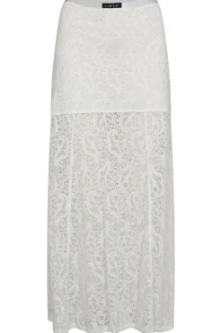 Online Haute L'Amitié Summer Lace Skirt HL10133 White