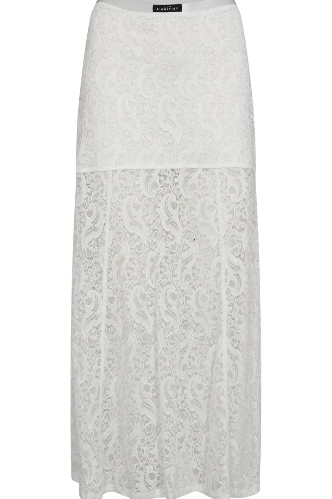 Online Haute L'Amitié Summer Lace Skirt HL10133 White
