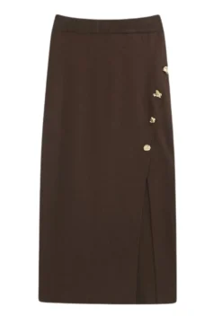Hot A-bee Summer Skirt Brown