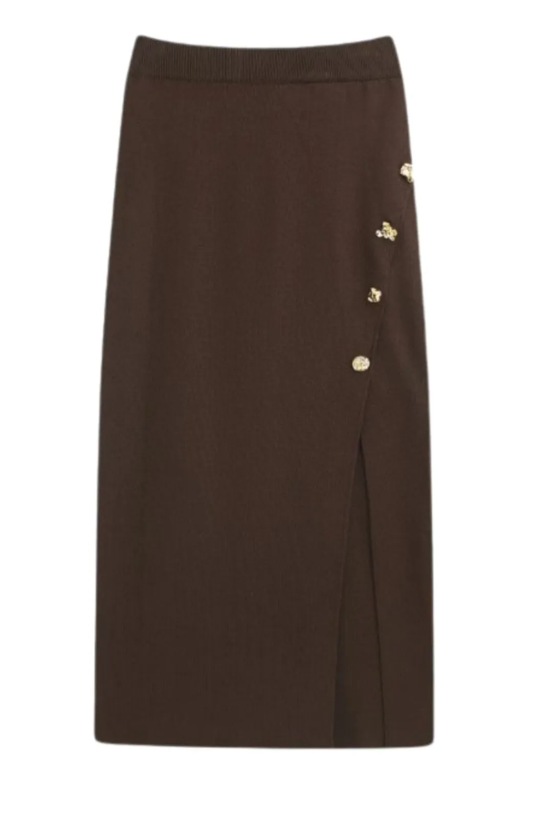 Hot A-bee Summer Skirt Brown