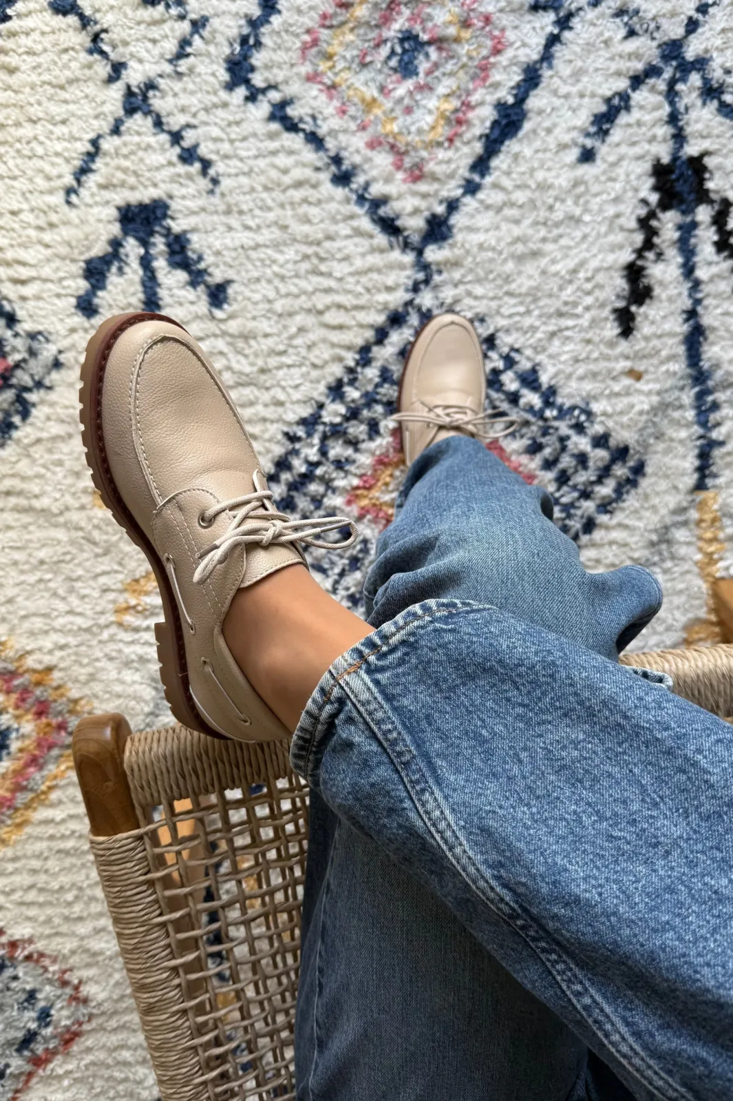 Clearance Bloom Sunflower Loafer Beige