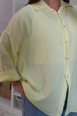 A-bee Thea Shirt Light yellow