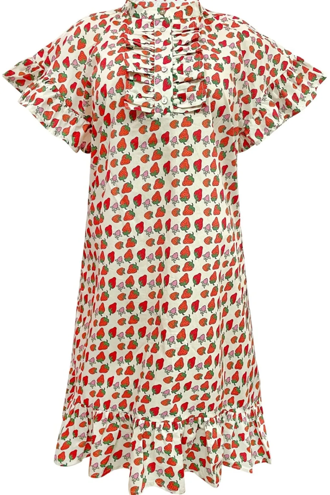 Hot Liberte Tia-Frill-Dress 22055 Strawberry