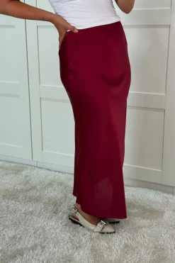Hot A-bee Tiffany Skirt Burgundy