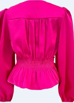 Liberte Tiki Ls Twist Blouse 22120 Pink