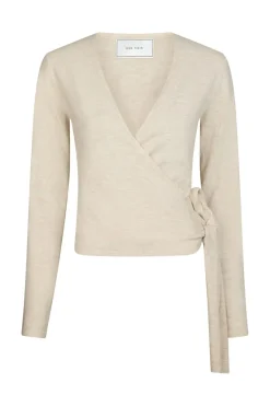 Online Neo Noir Tilfa Knit Wrap Blouse 166313 213