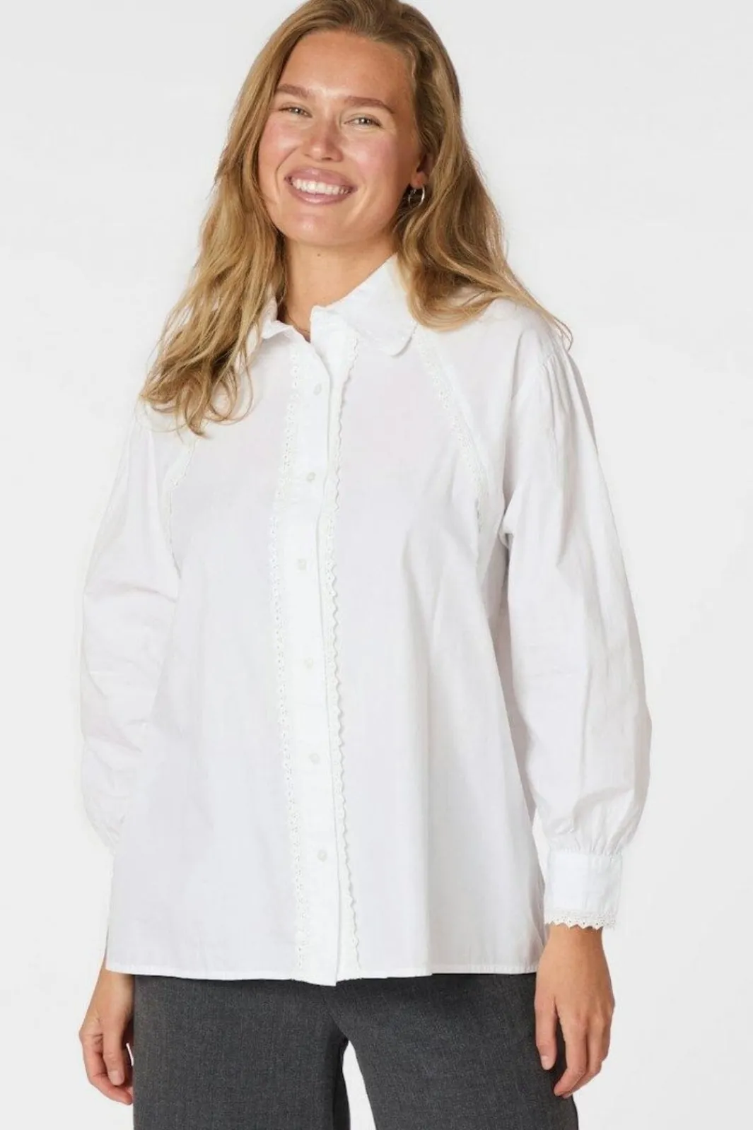 Clearance Neo Noir Tilly C Poplin Shirt 163534 120