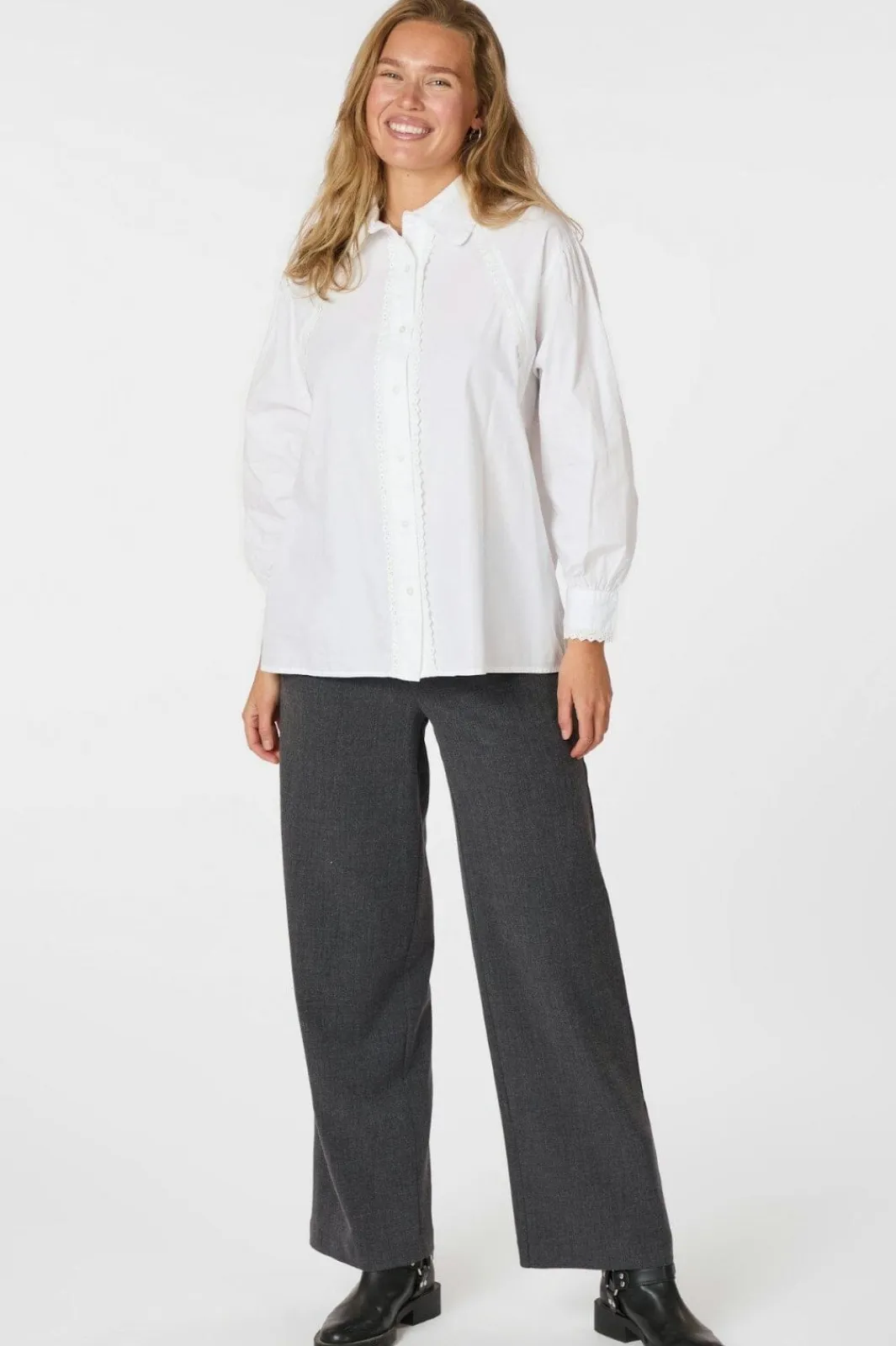 Clearance Neo Noir Tilly C Poplin Shirt 163534 120