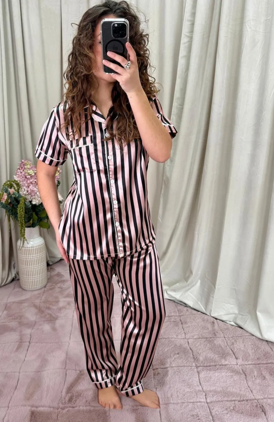 A-bee Tine Pyjamas Black
