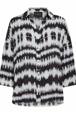 Best Liberte Tine-Tie-Dye-Shirt 22195 Black Blue Tie Dye