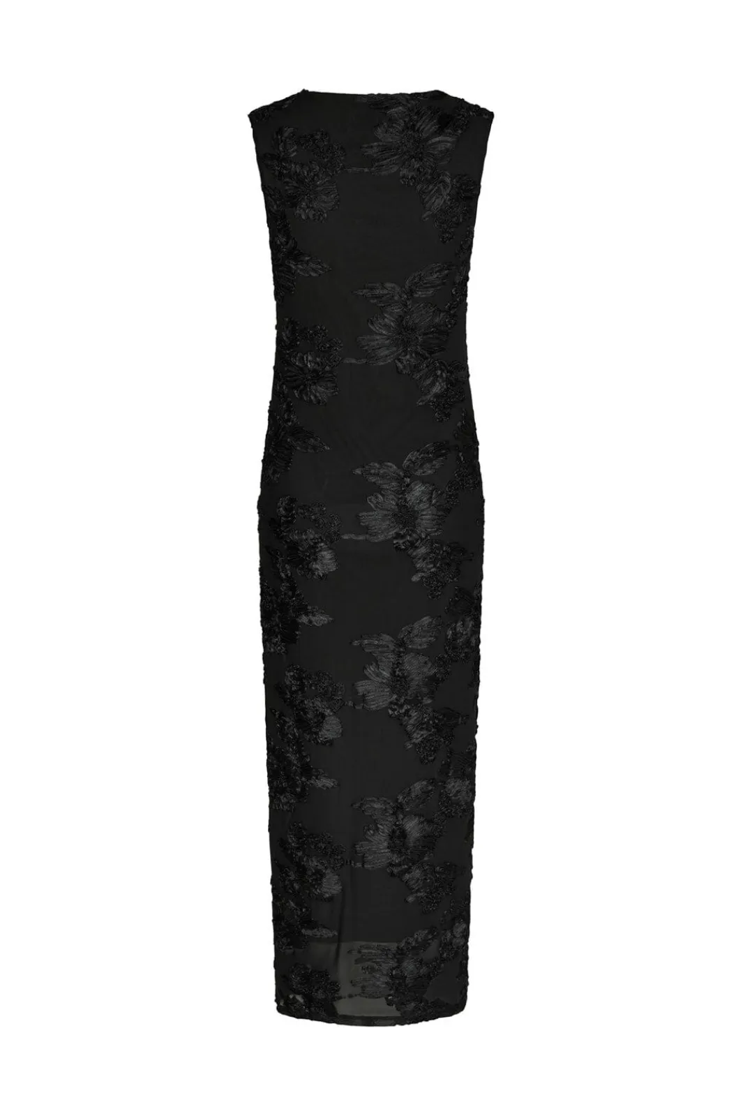 Outlet Neo Noir Tiranna Big Flower Mesh Dress 166824 100