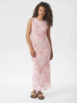 New Neo Noir Tiranna Big Flower Mesh Dress 166824 754