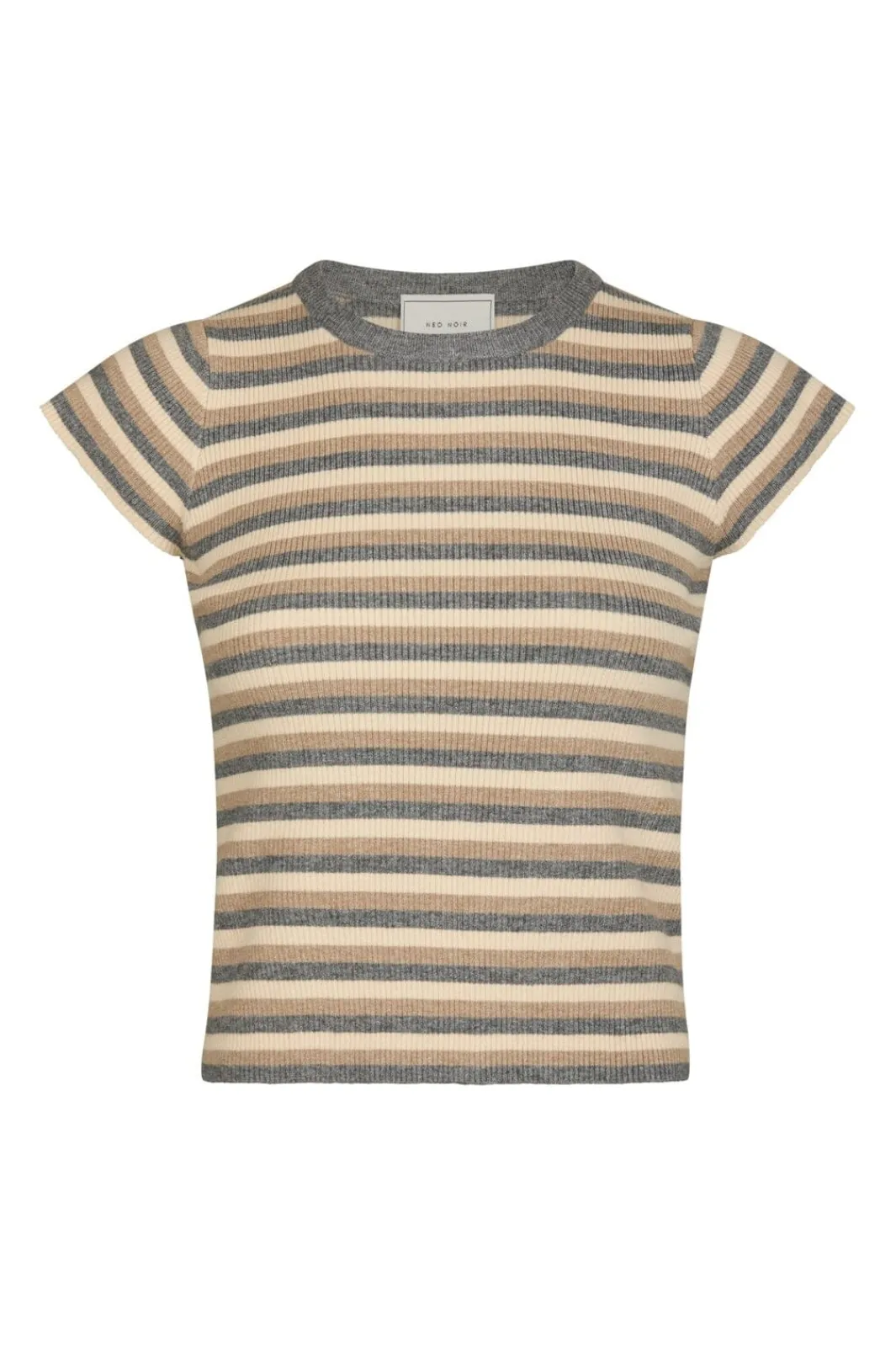 Best Neo Noir Tirra Simple Stripe Knit Top 166630 130