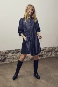 Discount Co´Couture Tituscc Denim Dress 36300 555 Dark Denim