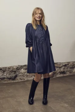 Discount Co´Couture Tituscc Denim Dress 36300 555 Dark Denim