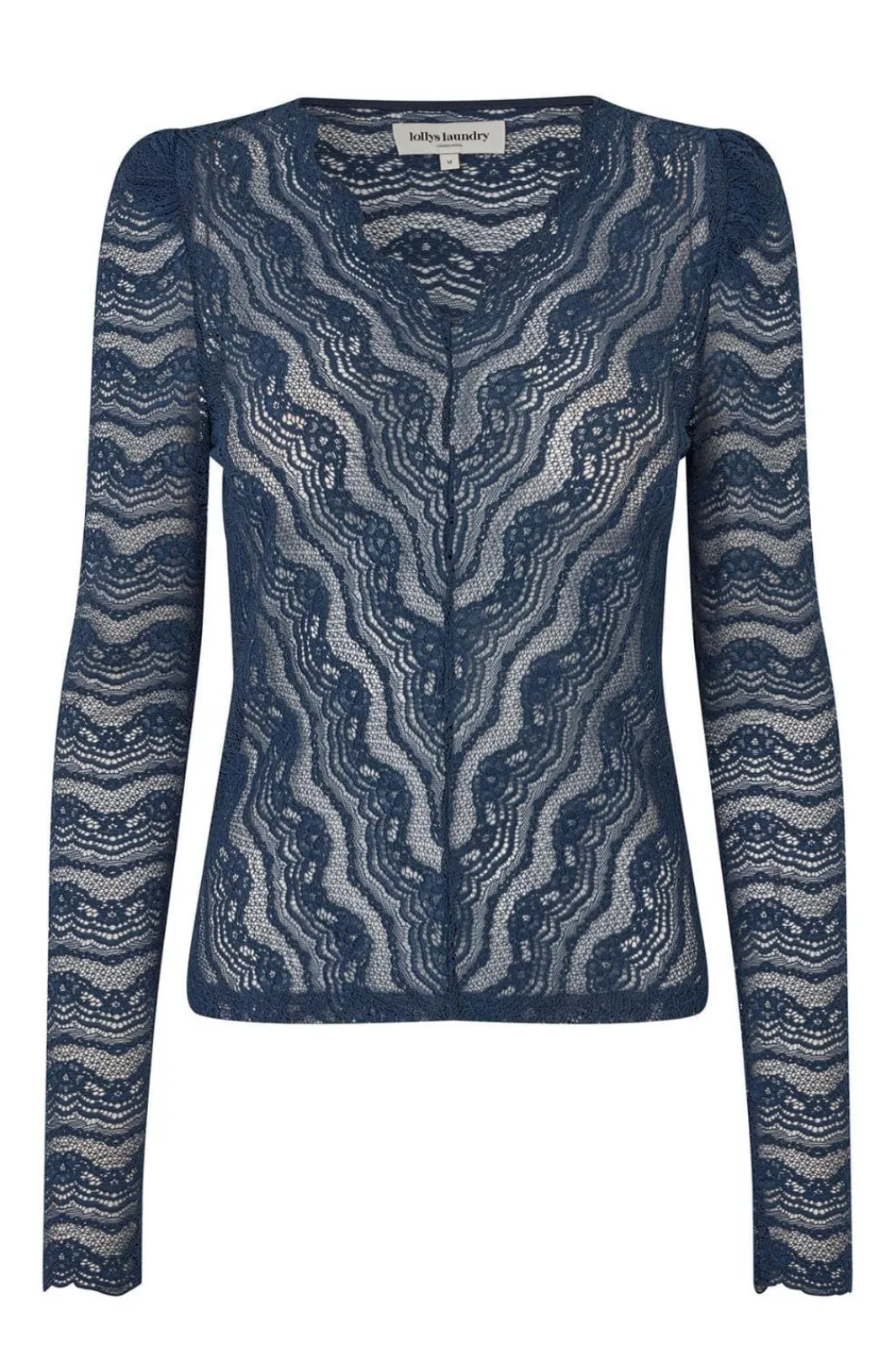 New Lollys Laundry Tolucall Blouse Ls 23 Dark Blue