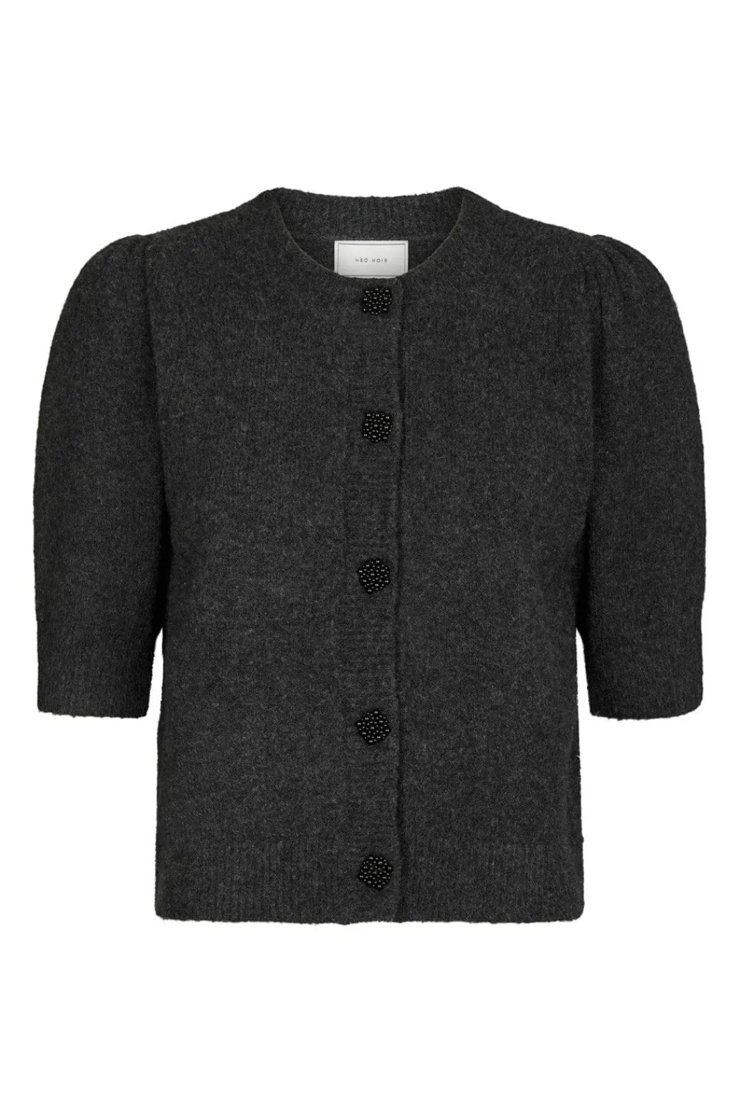 Best Neo Noir Trudy Deco Knit Cardigan 164514 136