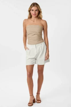 Discount Neo Noir Tyree Melange Pinstripe Top 165471 119