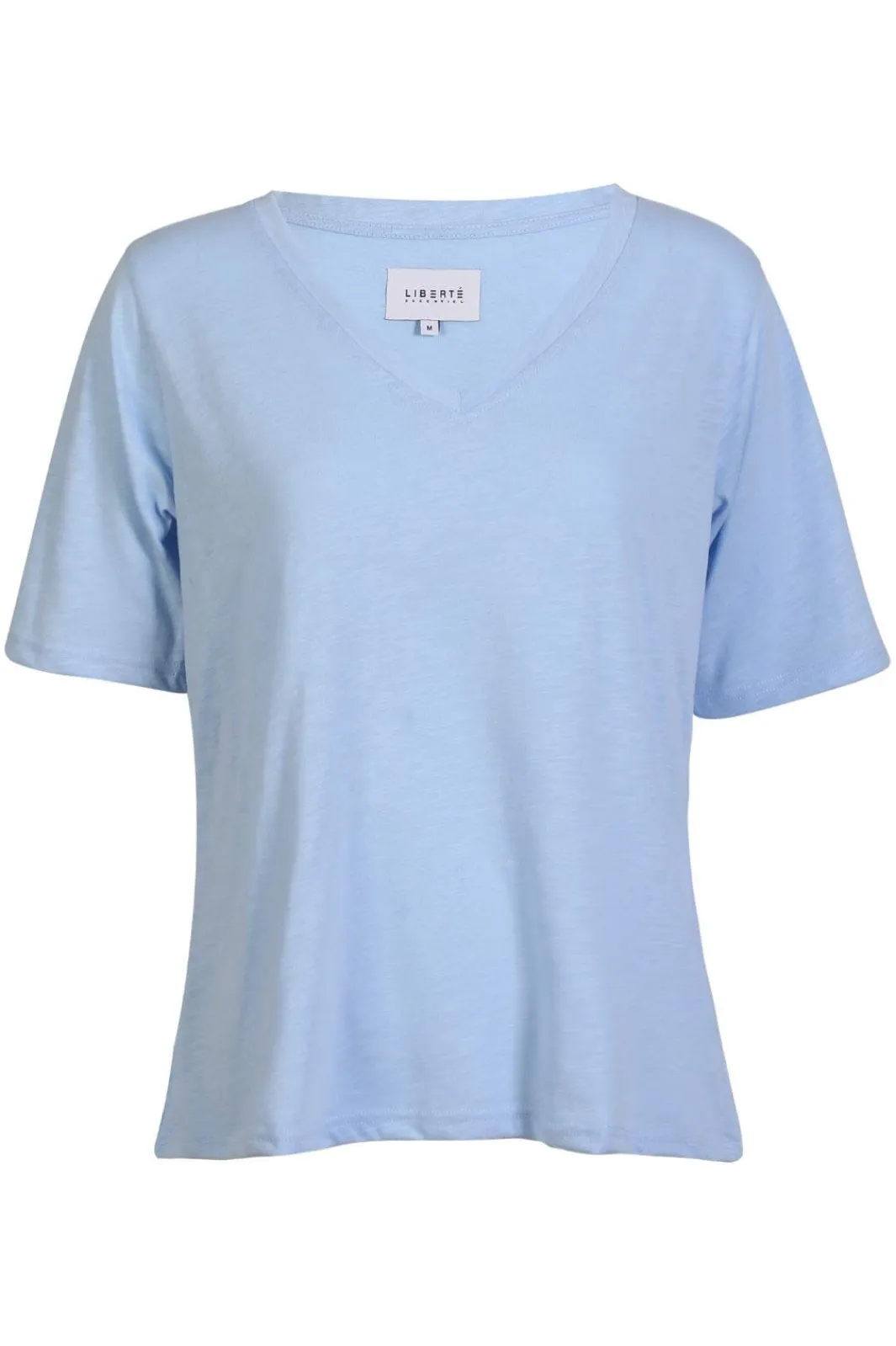 Clearance Liberte Ulla-Ss-Vneck-Tshirt 21675 Baby Blue