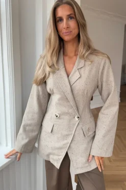New BYIC Veraic Fitted Blazer A23749 Beige Melange