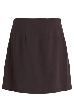 New Vila Viamoi Tailored Skirt 4780486 Dark Grey Melange