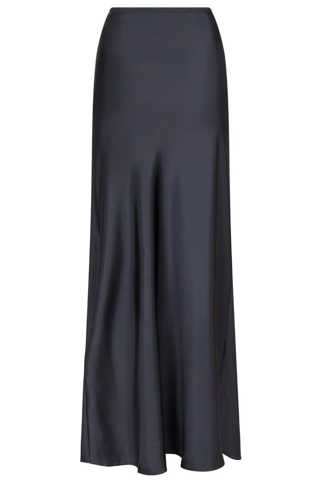 Hot Neo Noir Vicky Heavy Sateen Skirt Steel Grey