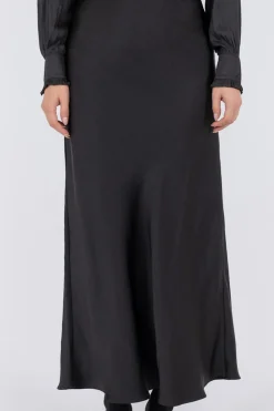 Best Neo Noir Vicky Heavy Sateen Skirt Black
