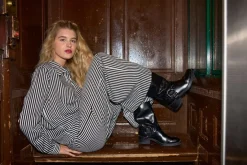Best Hunkøn Vicky Shirt 25980 Black Striped