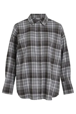 Online Vila Viedith L/S Shirt 5110771 Stone Mountain Grey