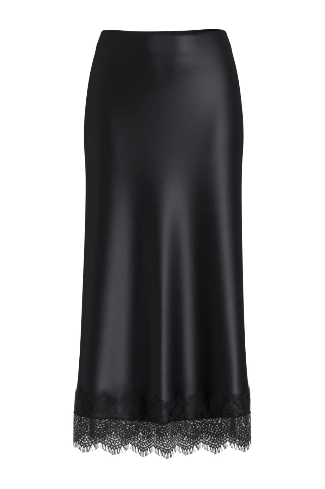 Sale Vila Viellette Ankle Lace Skirt 5074773 Black Beauty