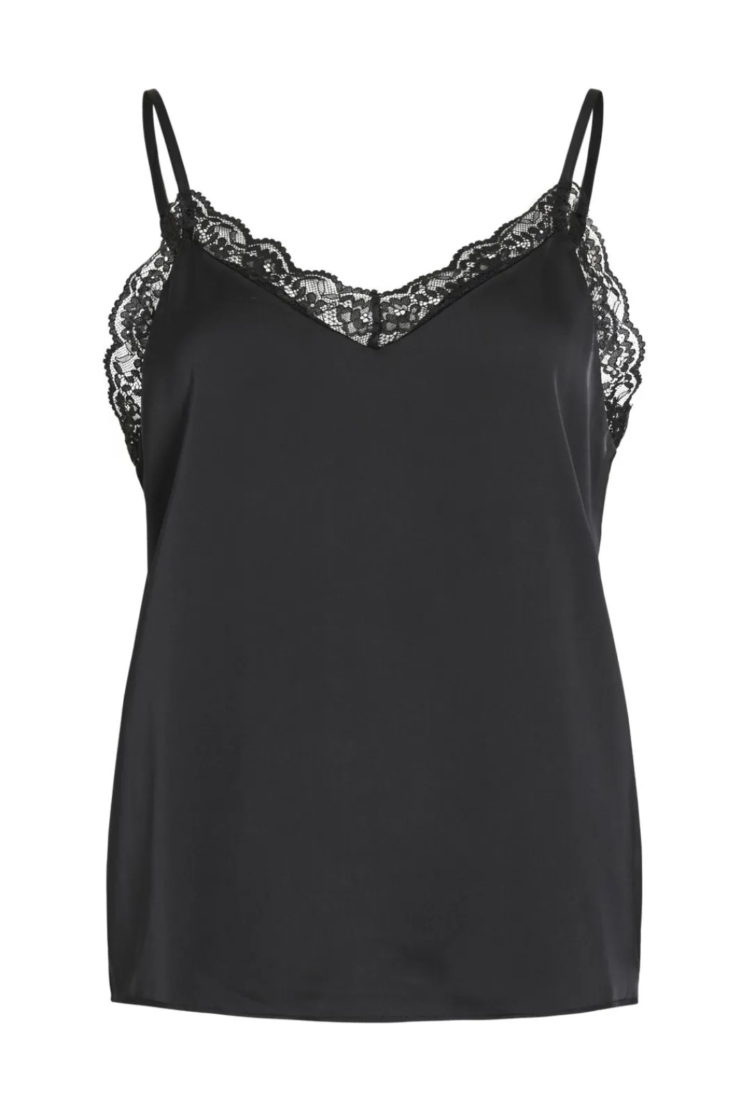 Vila Vienna Ravenna Lace Singlet 5062447 Black Beauty
