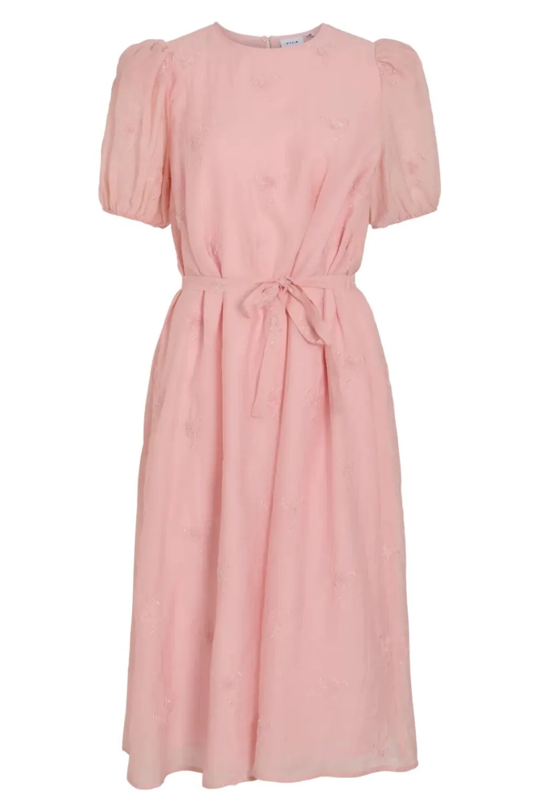 New Vila Vihilma 2/4 Midi Dress 4904944 Ballerina Embroidery