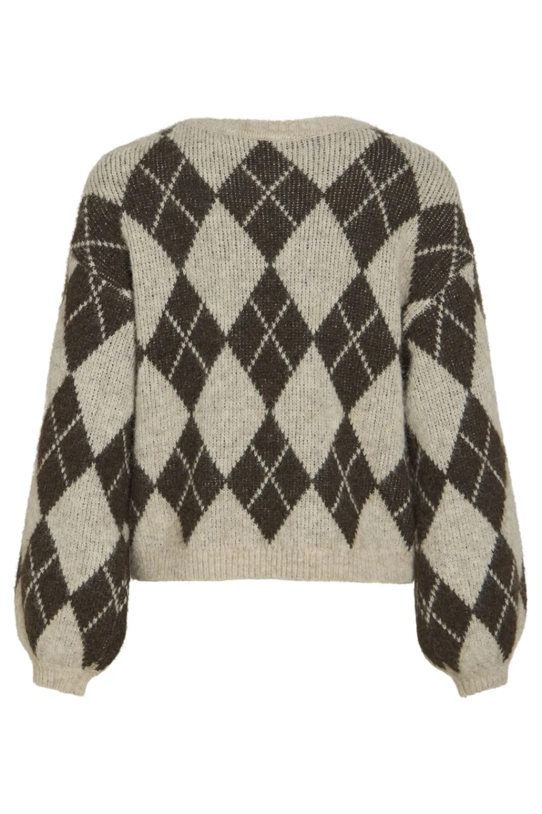 New Vila Vikarley L/S Knit Pullover 5102170 Natural Melange Falcon