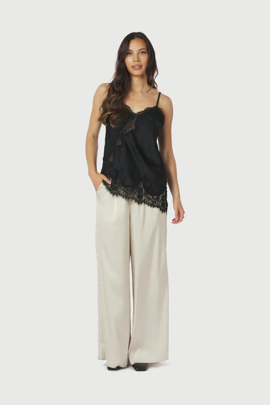 Online Neo Noir Viole Lace Top 167409 100